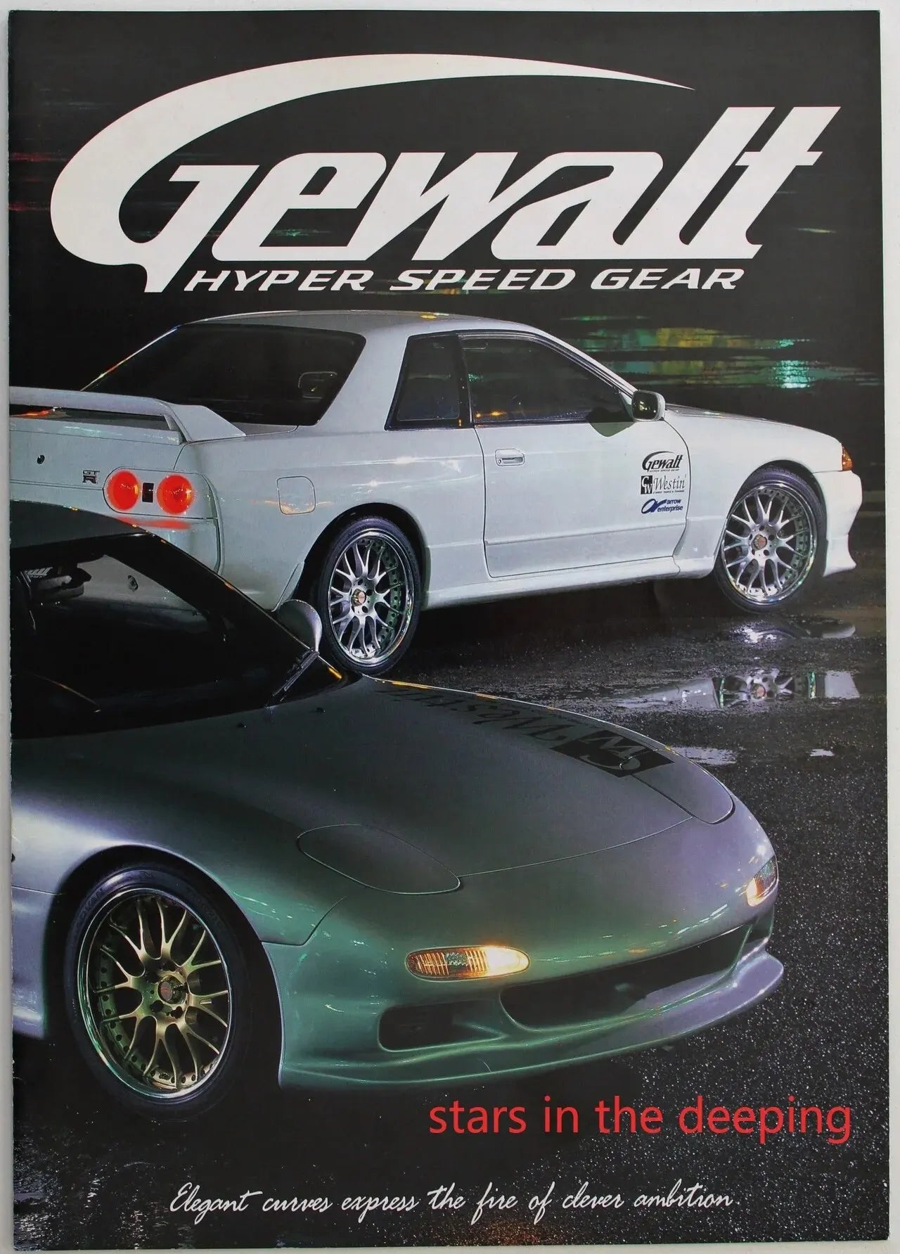 Vintage Japanese Racing Cars Magazine Cover Canvas Art Poster Wall Decor